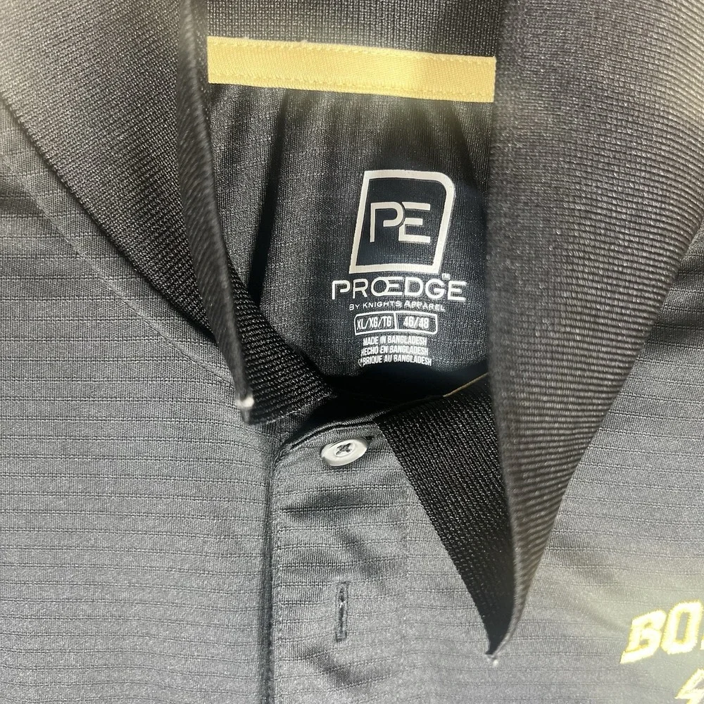 Purdue Boilermakers Polo Shirt Mens XL Navy Gold Embroidered NCAA College Golf